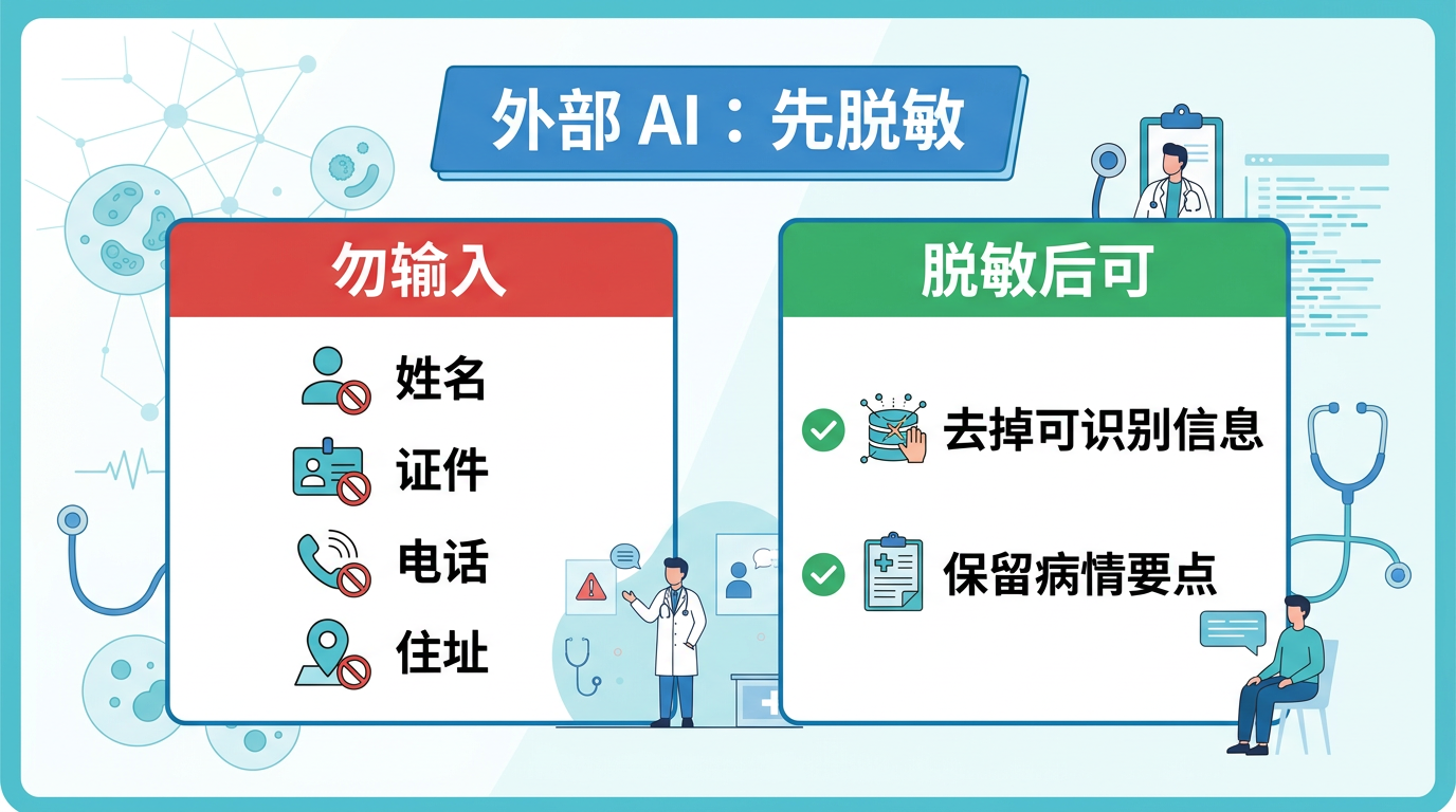 脱敏前后：可识别信息禁止外传