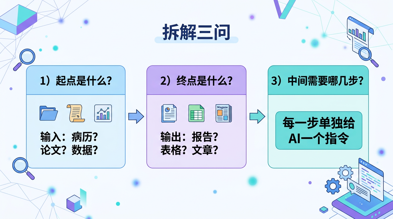 拆解三问：起点、终点、中间几步