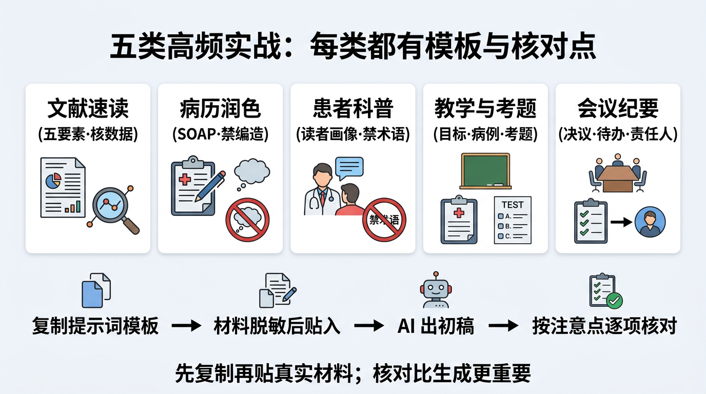 五个高频医疗实战场景与使用方式