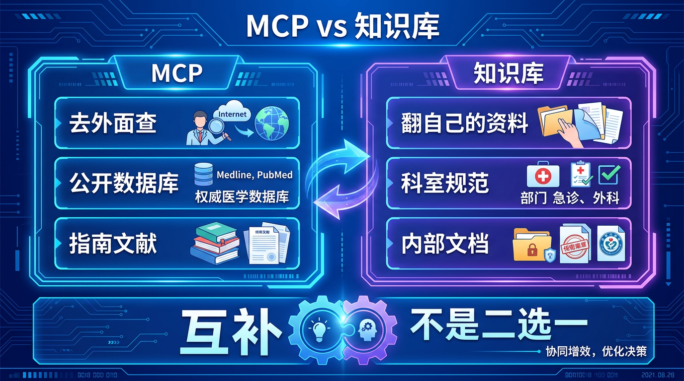 MCP 与知识库分工