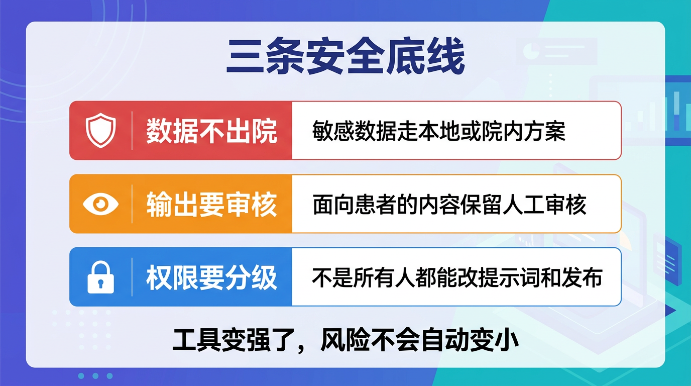 数据不出院、输出要审核、权限要分级